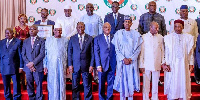 ECOWAS leaders in a group photo after a 2019 summit in Accra | File photo