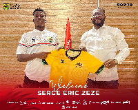 Serge Eric Zeze with NYA