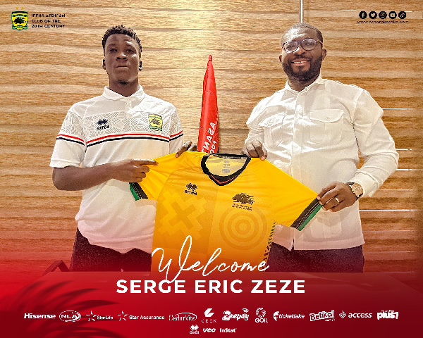 Serge Eric Zeze with NYA