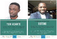 Yaw Boadi Asante and Rotimi are the new winners for the University of William & Mary MBA scholarship