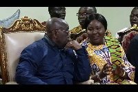 Akufo-Addo and Francisca Oteng Mensah