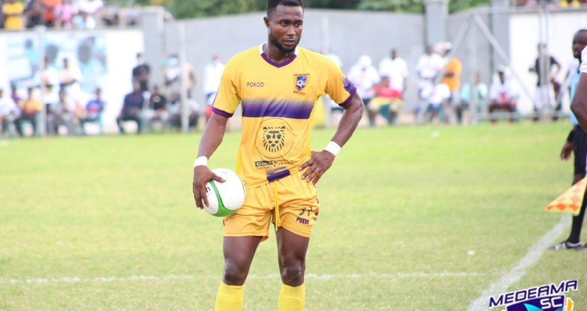 Medeama striker Prince Opoku Agyemang