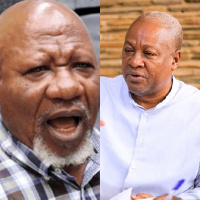 Bernard Allotey Jacobs and former President John Dramani Mahama