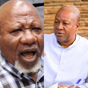 Bernard Allotey Jacobs and former President John Dramani Mahama