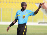 Referee Prince Amoah