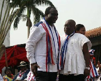 Alan Kyeremanteng (L), Nana Akufo-Addo (R)