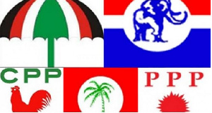 Political Parties Flags Logos