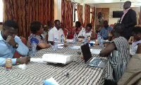 Committee members in the meeting