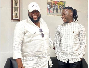 Dancehall musician Stonebwoy and Sarkodie's manager AngelTown