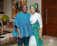 Dr. Mahamudu Bawumia and his wife, Samira Bawumia