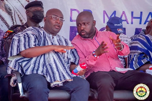 Dr. Mahamudu Bawumia (left) and Habib Iddrisu (right)