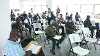 Representatives of Ghana Immigration Service, Port Health, GPHA among others, during forum