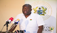 Information Minister, Kojo Oppong Nkrumah