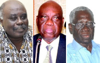 Dr Wireko Brobbey, Ebenezer B. Sakyi Hughes and Yaw Osafo Maafo