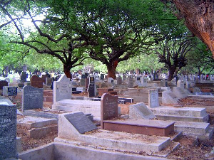 File: Residents say the area was used as a cemetery before it was sold for residential  purposes