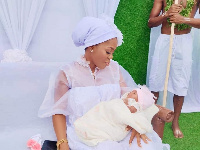 Mzbel and her daughter Ohemaa Akosua Sikapa Tweneboa