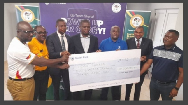 Stanbic Bank donated GHS200,000 to LOC to support the 2023 African Games