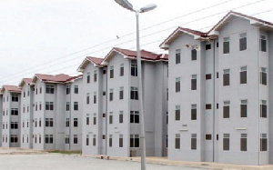 A photo of government's affordable housing project