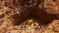 File photo of a galamsey pit