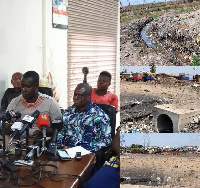 Coordinating Director for Ashaiman Municipal Assembly, Kwadwo Akuamoah Boateng(bottom left)