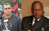 Goosie Tanoh and Former President John Mahama