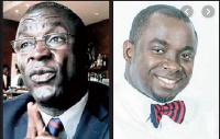 Prince Kofi Amoabeng and Michael Nyinaku have been charged with stealing