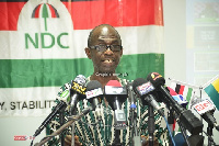 Johnson Asiedu Nketia, General secretary of the National Democratic Congress