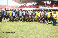 Black Stars in a group photo with MoYS and GFA