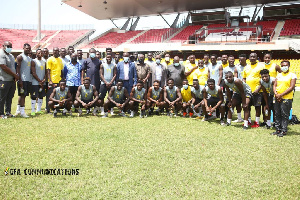 Black Stars in a group photo with MoYS and GFA