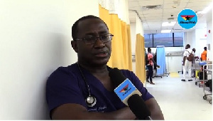 Head of the Emergency Unit at the Accra Regional Hospital, Dr. Emmanuel Ahiable