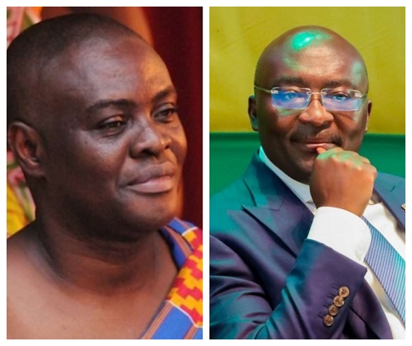 Dormaahene Oseadeyo Agyeman Badu II and VP Mahamudu Bawumia