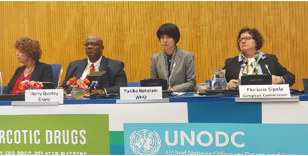 Henry Quartey at the 67th Session of the United Nations Commission on Narcotic Drugs in Vienna