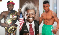 Rafael Mensah , Don King and Isaac Ekpo