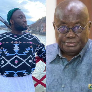 Ignatius Annor [L] recently came out to declare his gay status