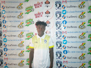 Bechem United Midfielder, Francis Twene