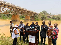 Some NDC official during their press conference at Twifo Praso