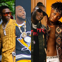 Wizkid, Davido, Burna Boy and Layco awarded G.O.A.T emoji