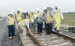 The 1,000-kilometer Ghana-Burkina rail line will be a modern standard gauge rail when completed