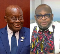 President Nana Addo Dankwa Akufo-Addo (left), Dr Randy Abbey (right)