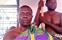 Osagyefo Ampem Anye Amoampong Tabrako III, the Paramount Chief of Wenchi