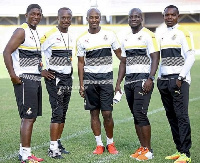 Black Stars Coach Kwesi Appiah and his staff