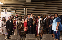 Netherlands Ambassador, H.E. Jeroen Verheul with the graduates