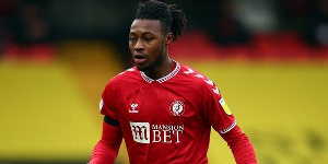 Bristol City striker, Antoine Semenyo