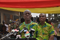 Vice President, Amissah Arthur in address