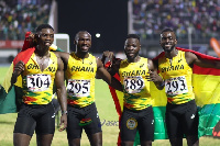 Ghana's men's 4x100m relay team