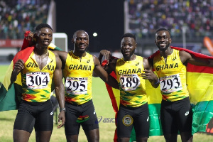 Ghana's men's 4x100m relay team