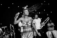 Wiyaala performs at Kenako Afrika Festival in Berlin