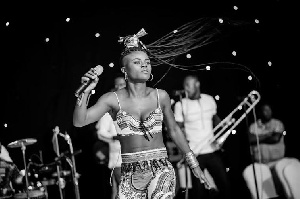 Wiyaala performs at Kenako Afrika Festival in Berlin