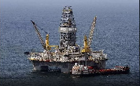 File photo of an oil rig