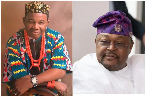 Chinwetalu Agu and Mike Adenuga